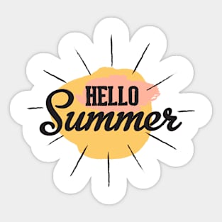 Hello Summer Sticker